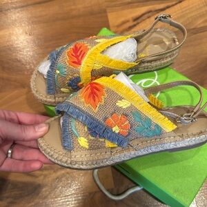 Sam Edelman Girls' Kayden Sandal NWT and‎ box big girls size 2